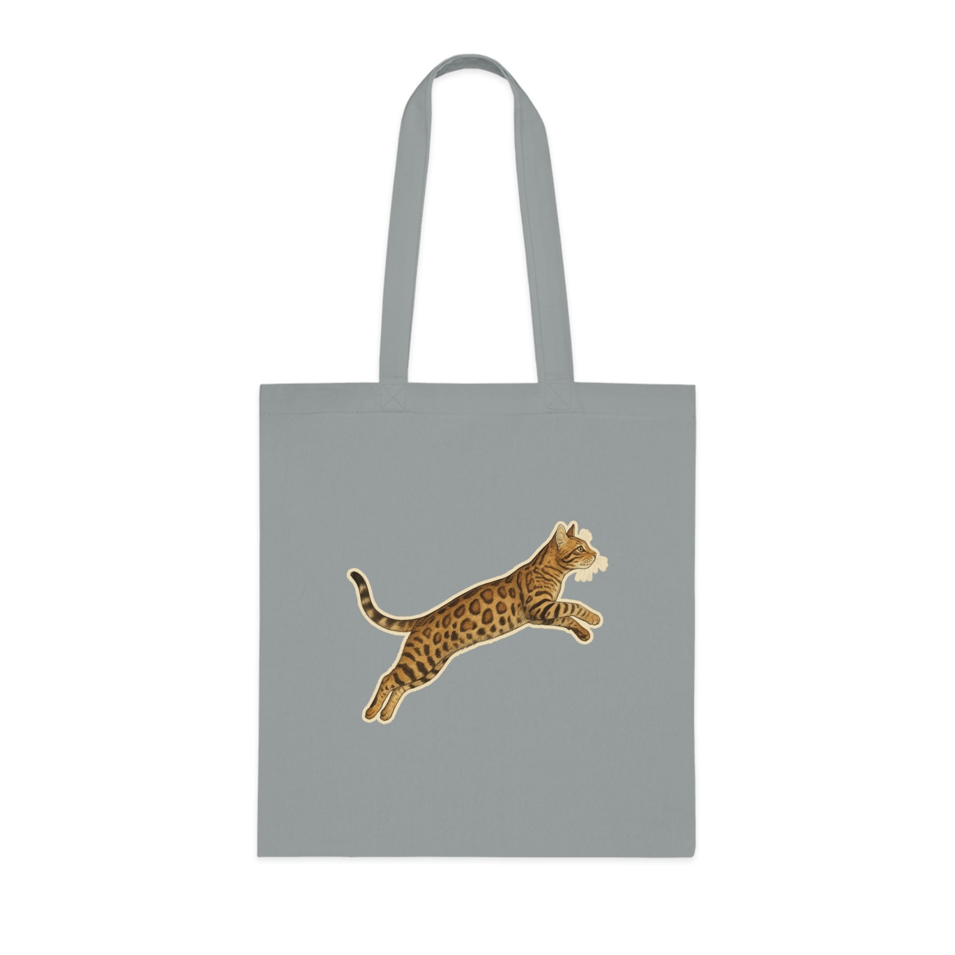 Bengal Cat Cotton Tote Bag