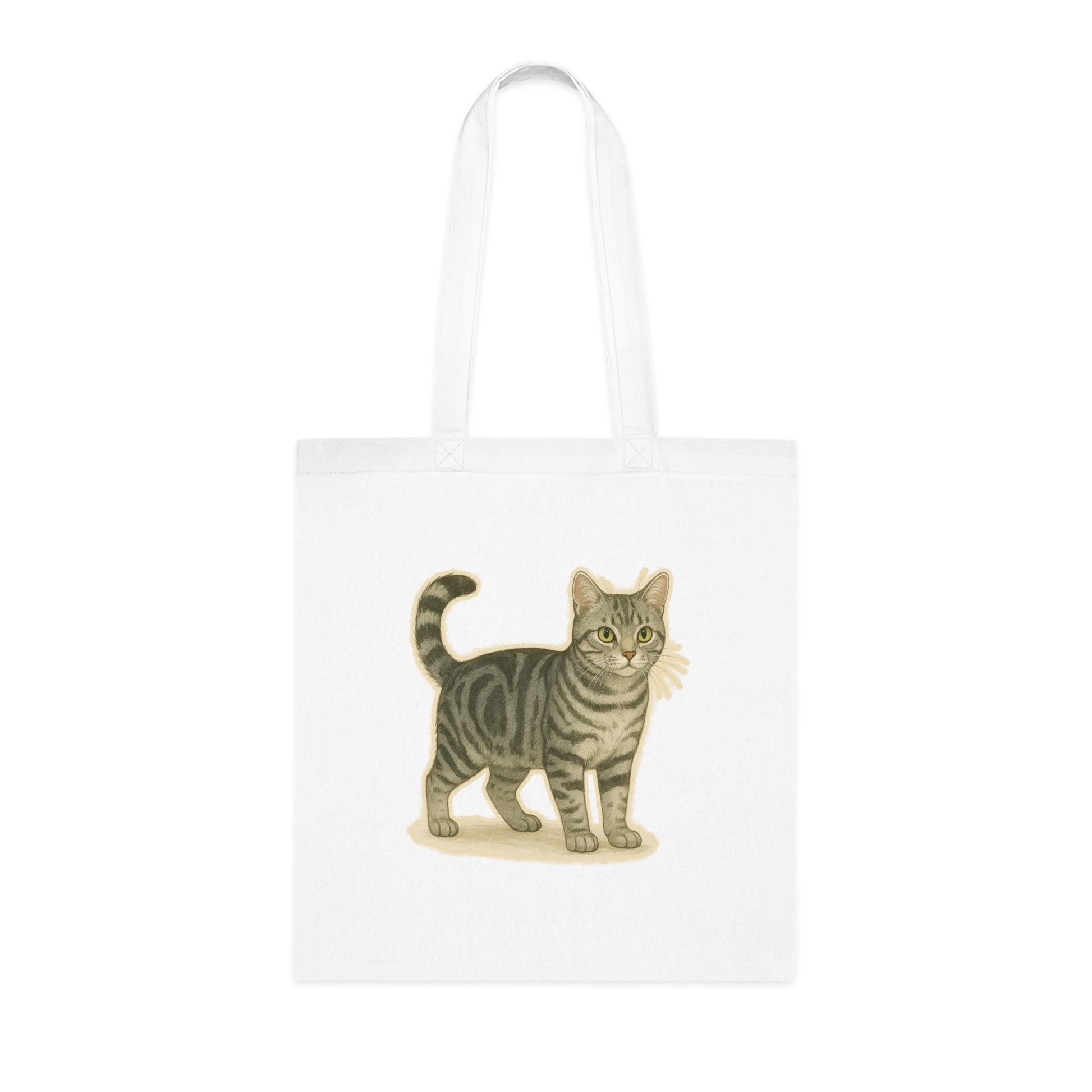 American Shorthair Cat Cotton Tote Bag