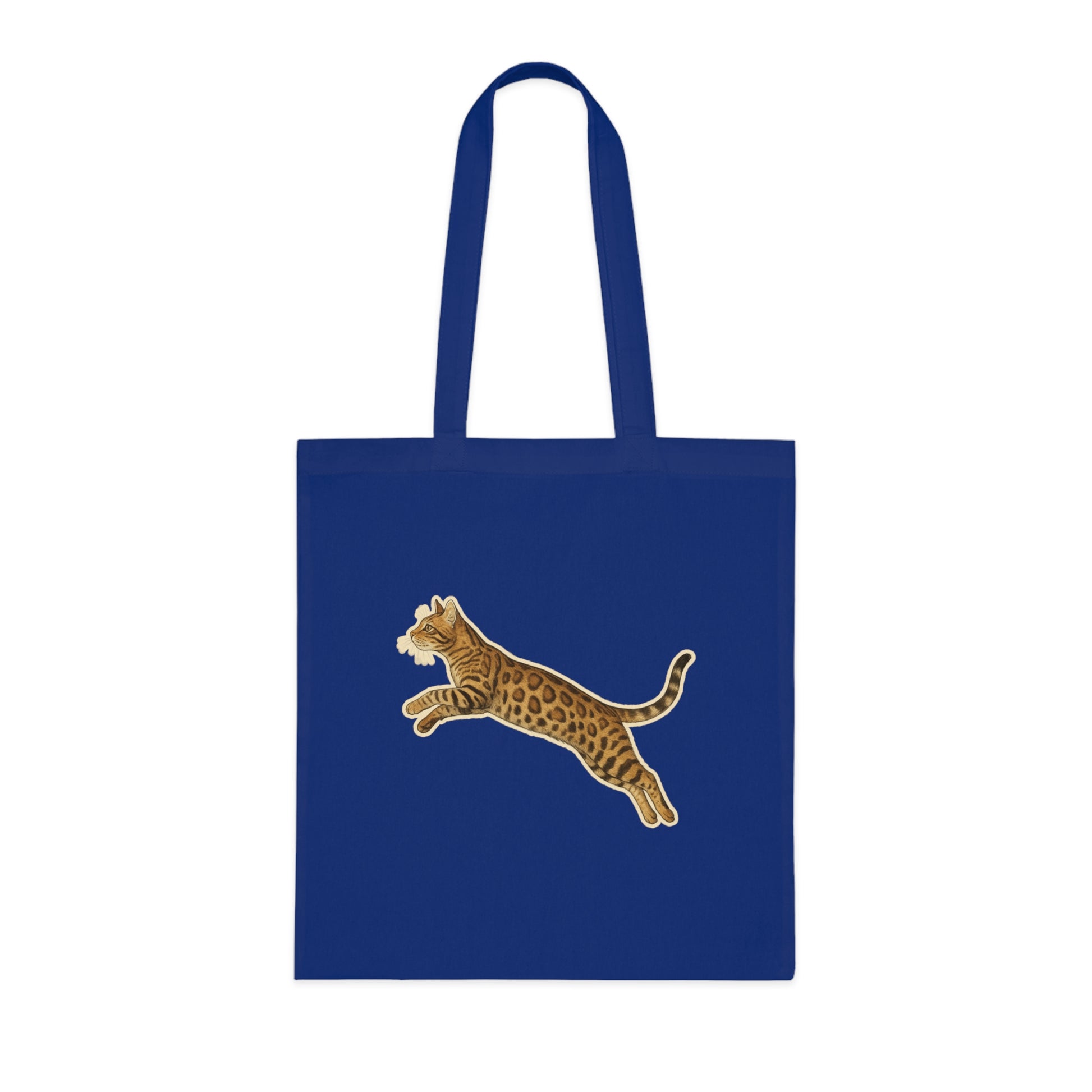 Bengal Cat Cotton Tote Bag