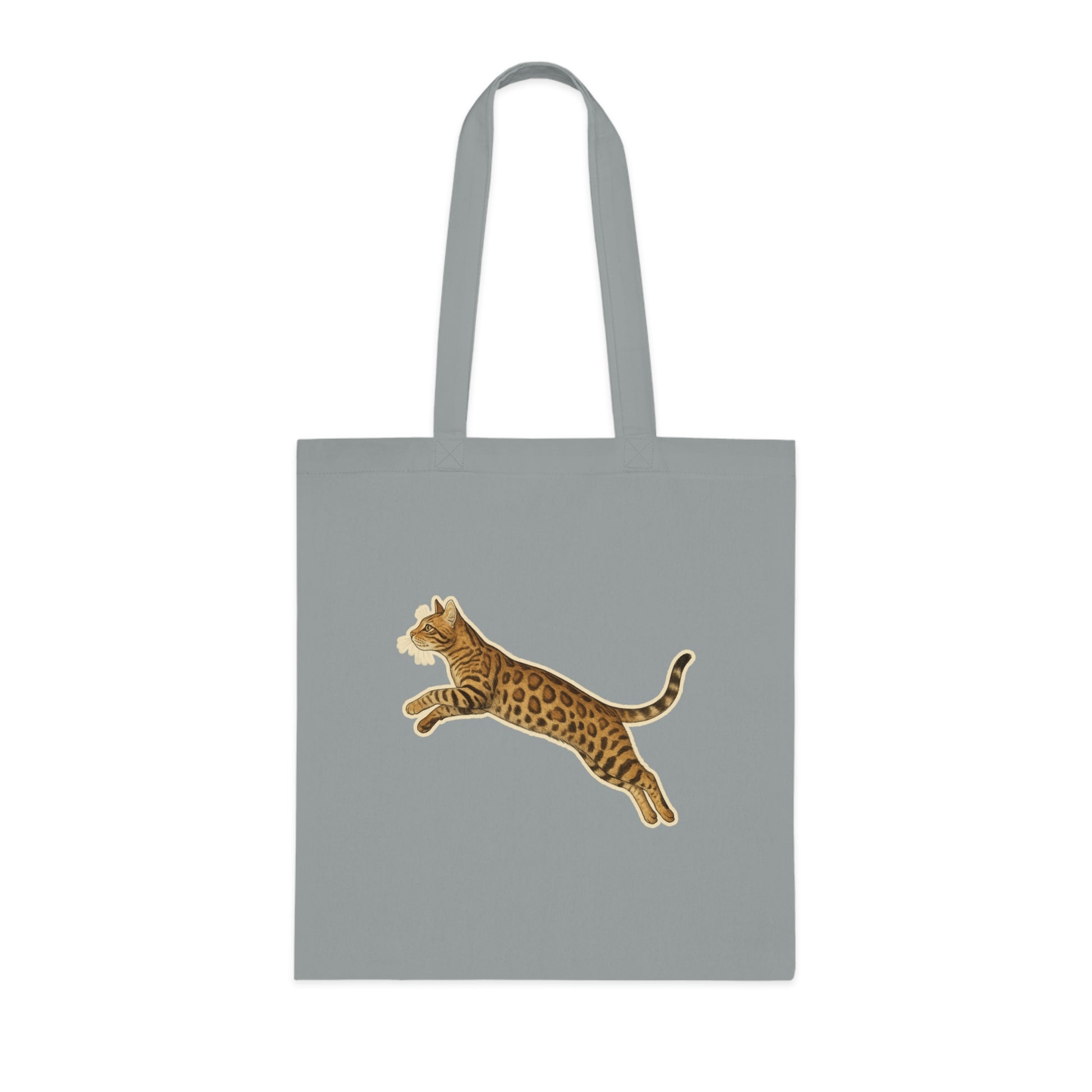 Bengal Cat Cotton Tote Bag