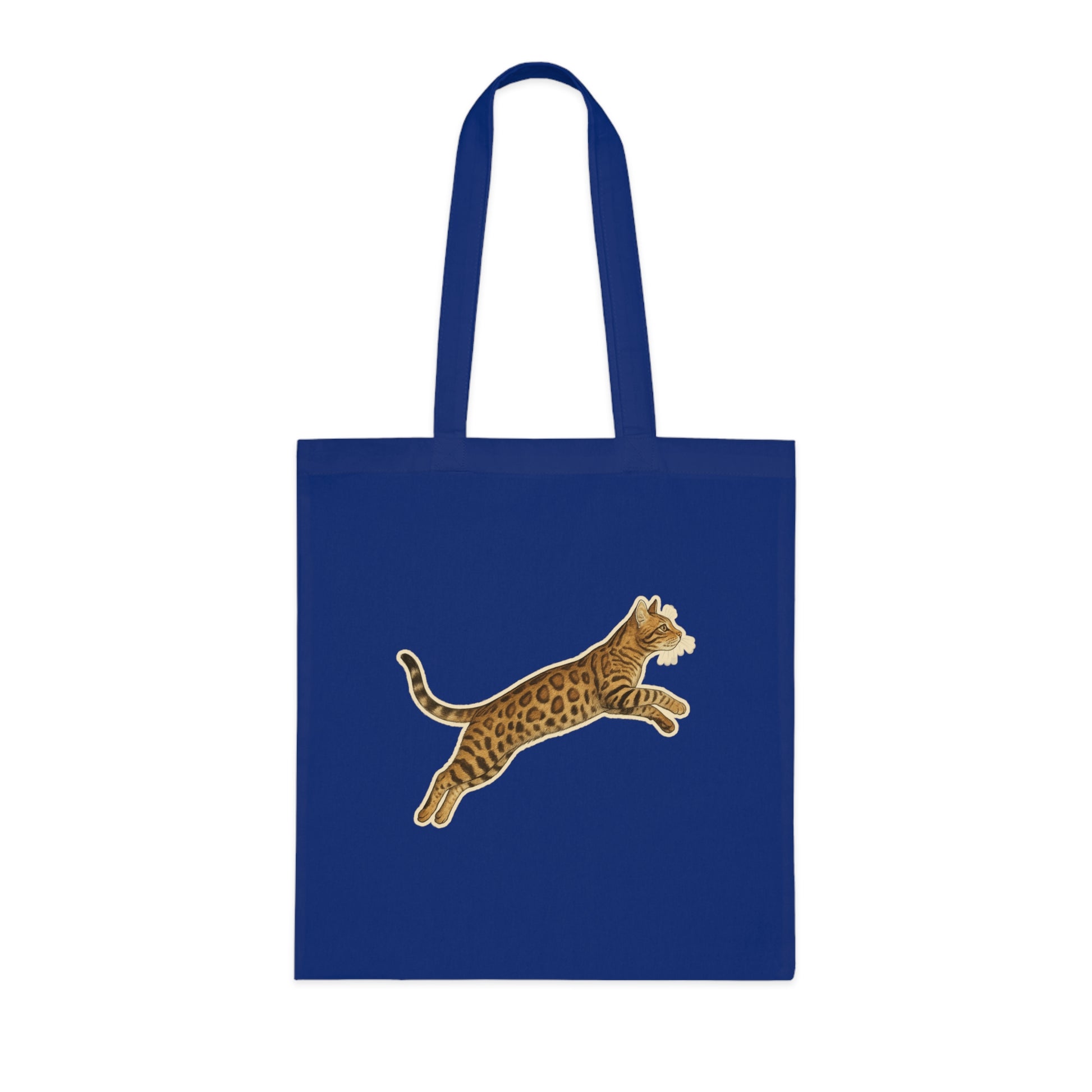 Bengal Cat Cotton Tote Bag