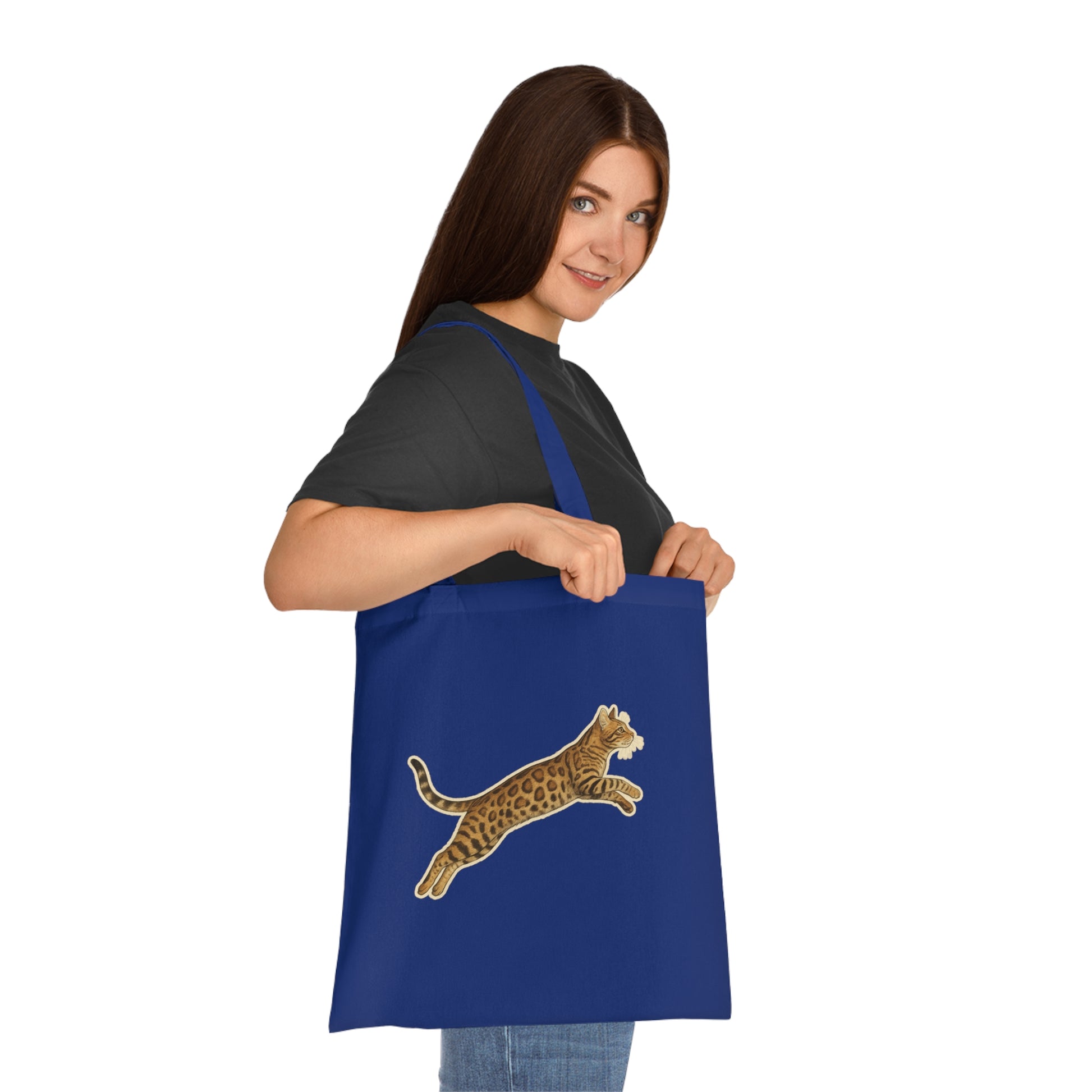Bengal Cat Cotton Tote Bag