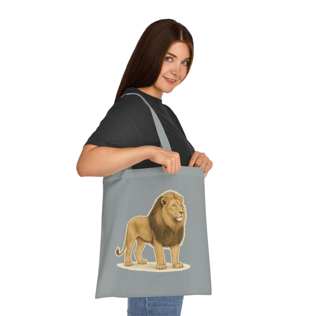 Lion Cotton Tote Bag
