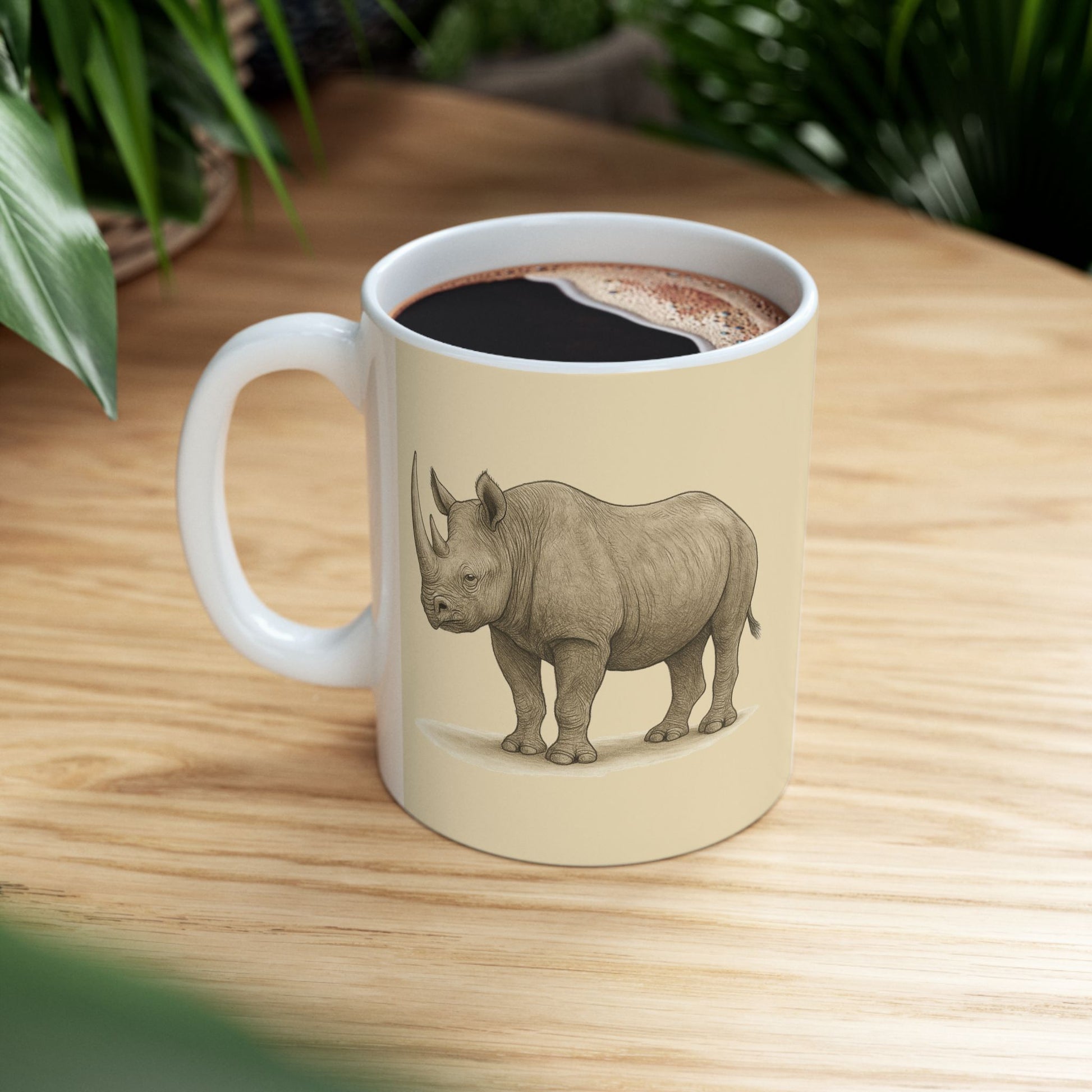 Black Rhino Mug (11oz / 15oz)