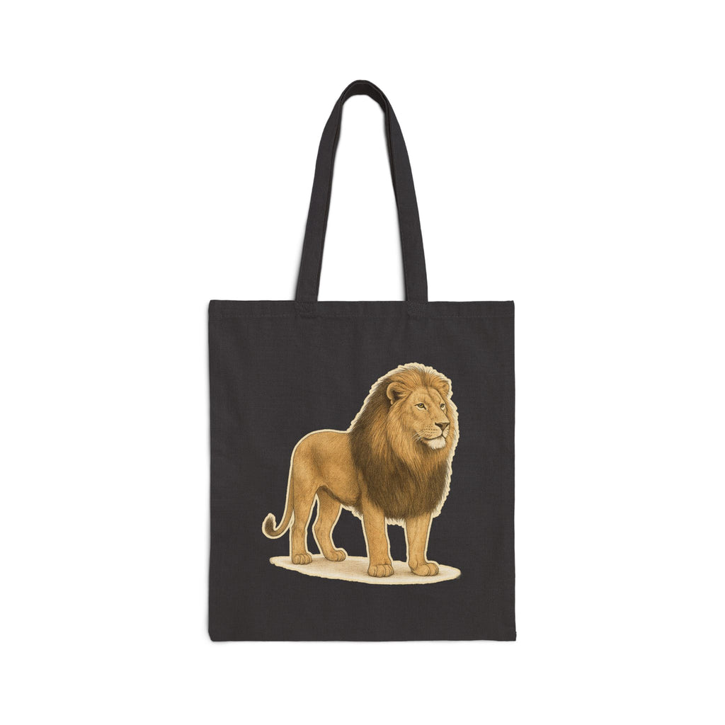 Lion Canvas Tote Bag