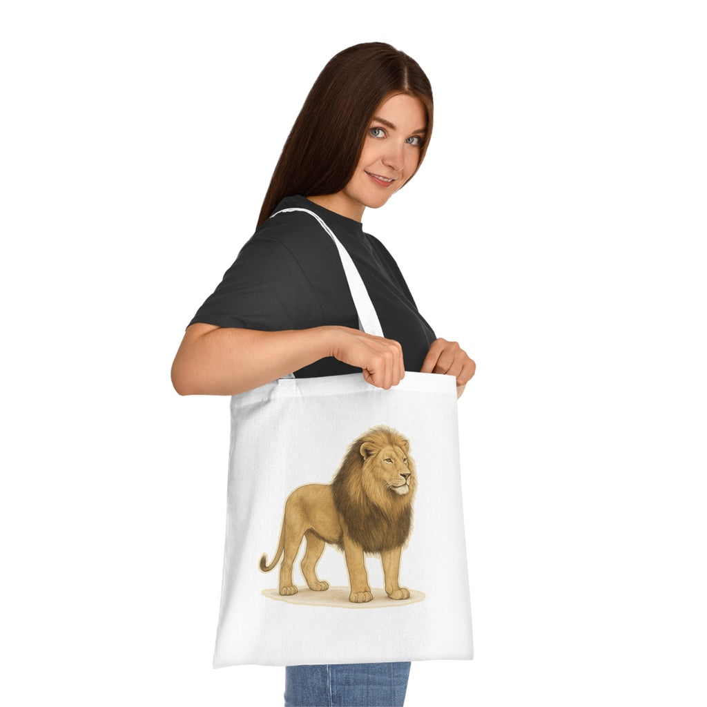Lion Cotton Tote Bag