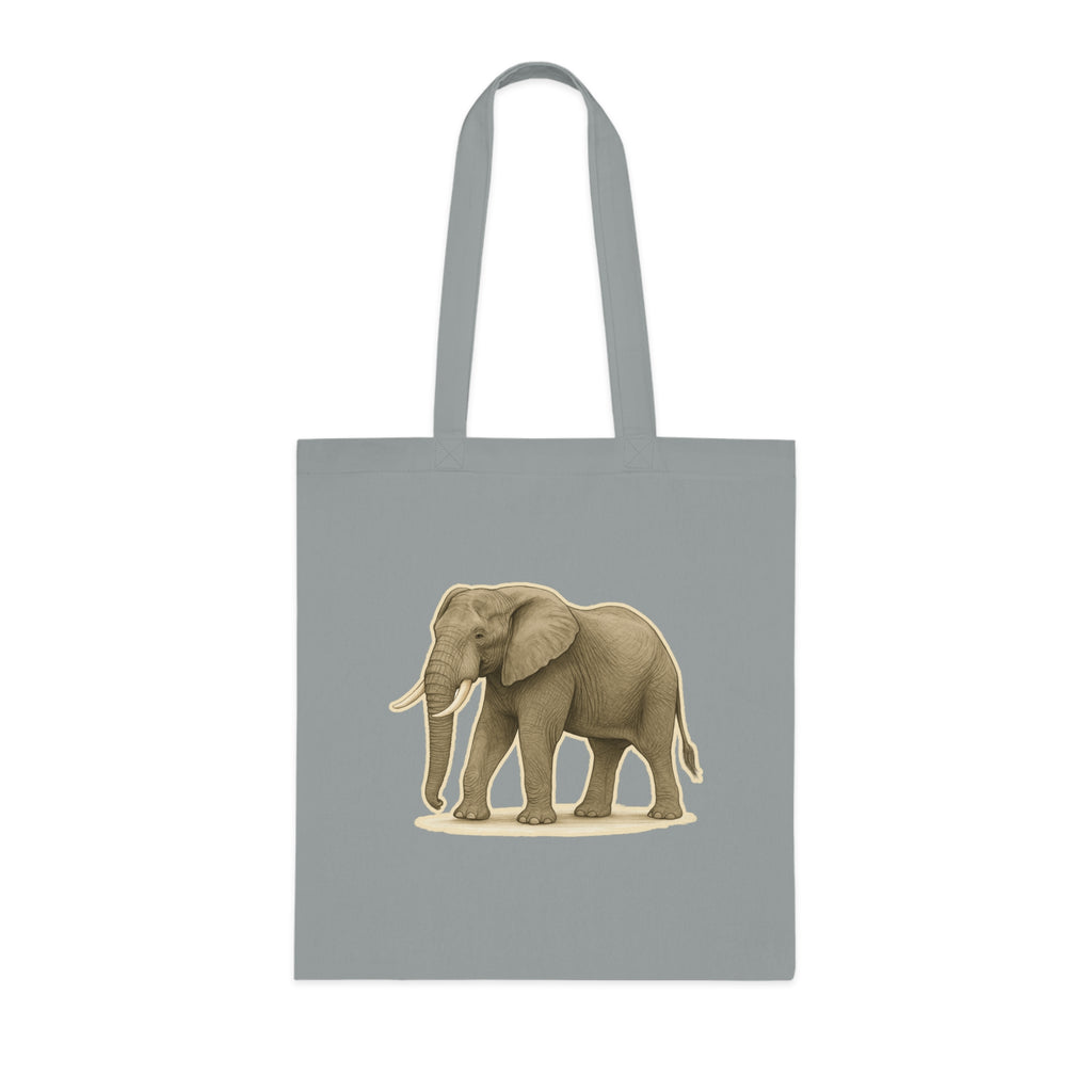 Elephant Cotton Tote Bag