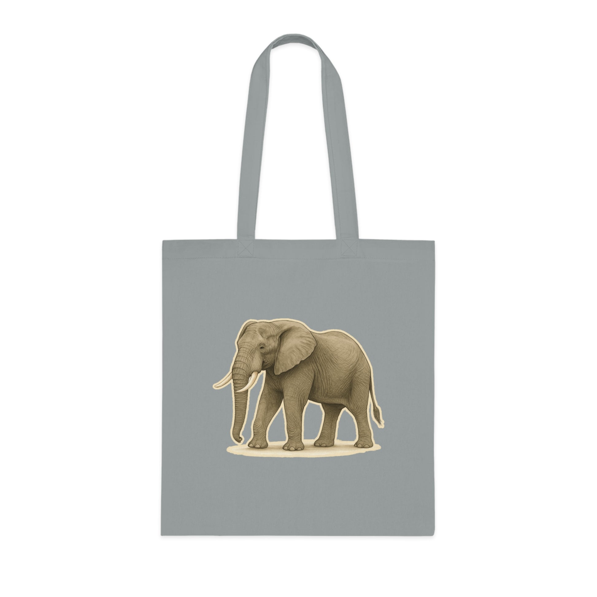 Elephant Cotton Tote Bag