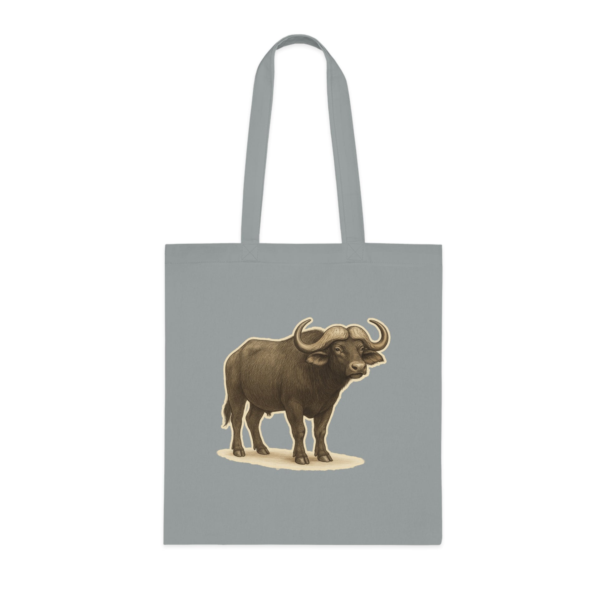 Cape Buffalo Cotton Tote Bag