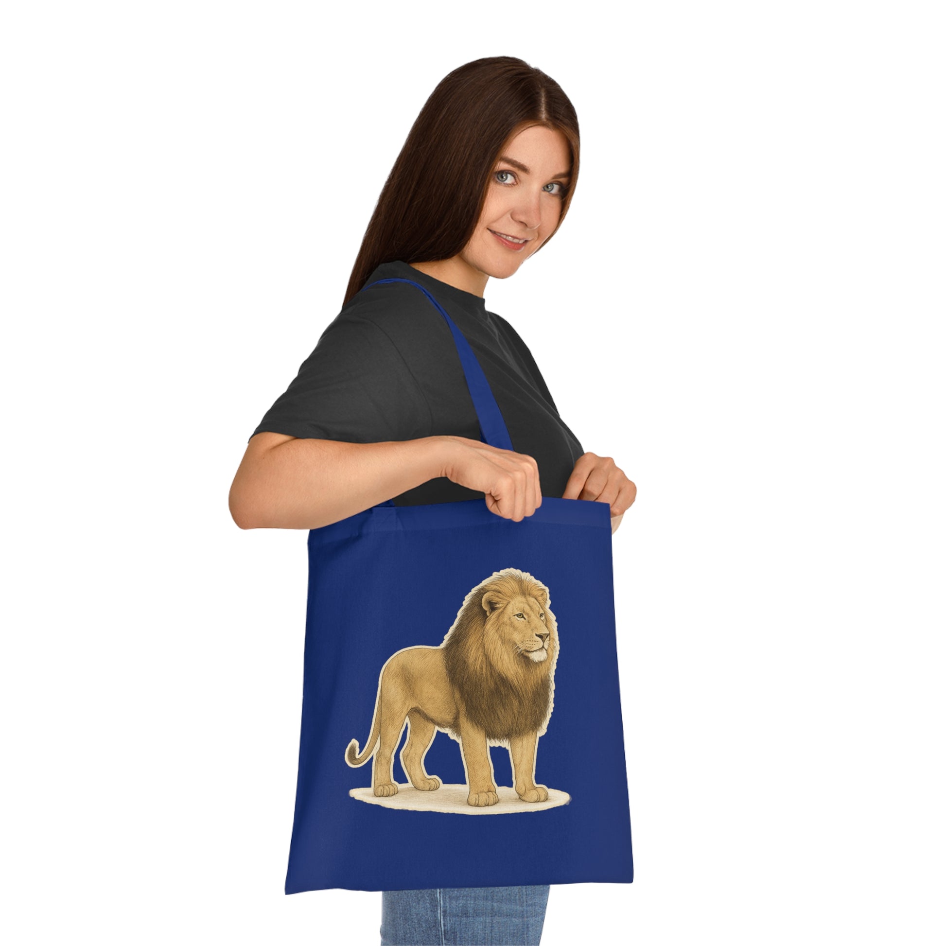 Lion Cotton Tote Bag