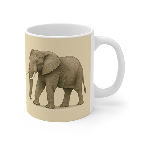 African Elephant Mug (325ml)