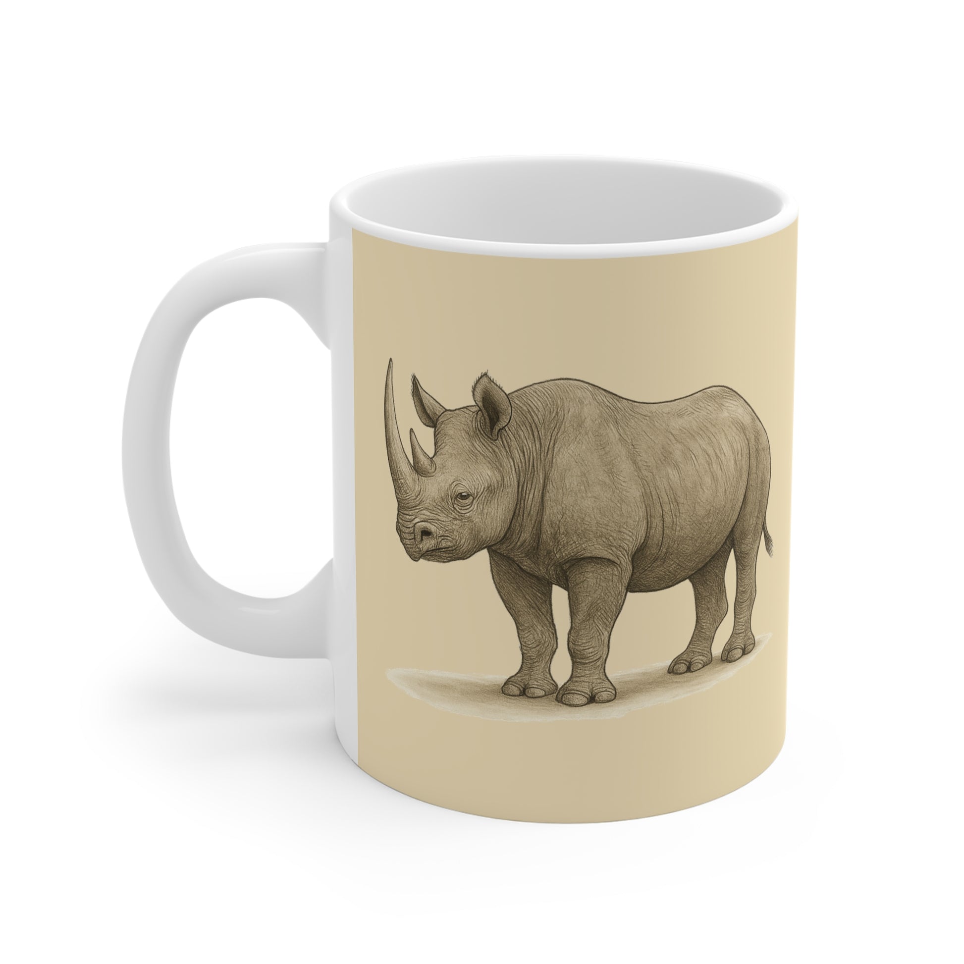 Black Rhino Mug (325ml)