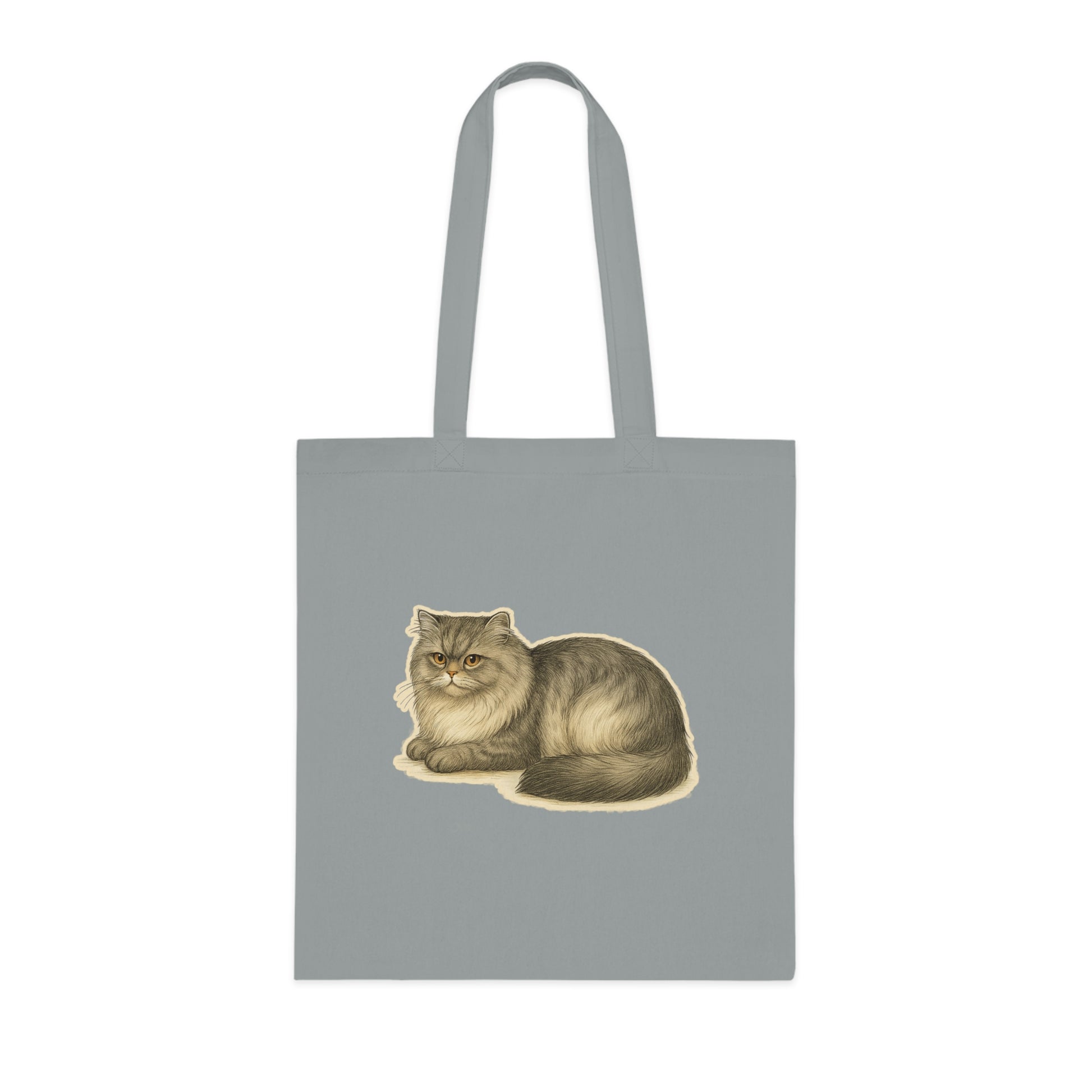 Persian Cat Cotton Tote Bag