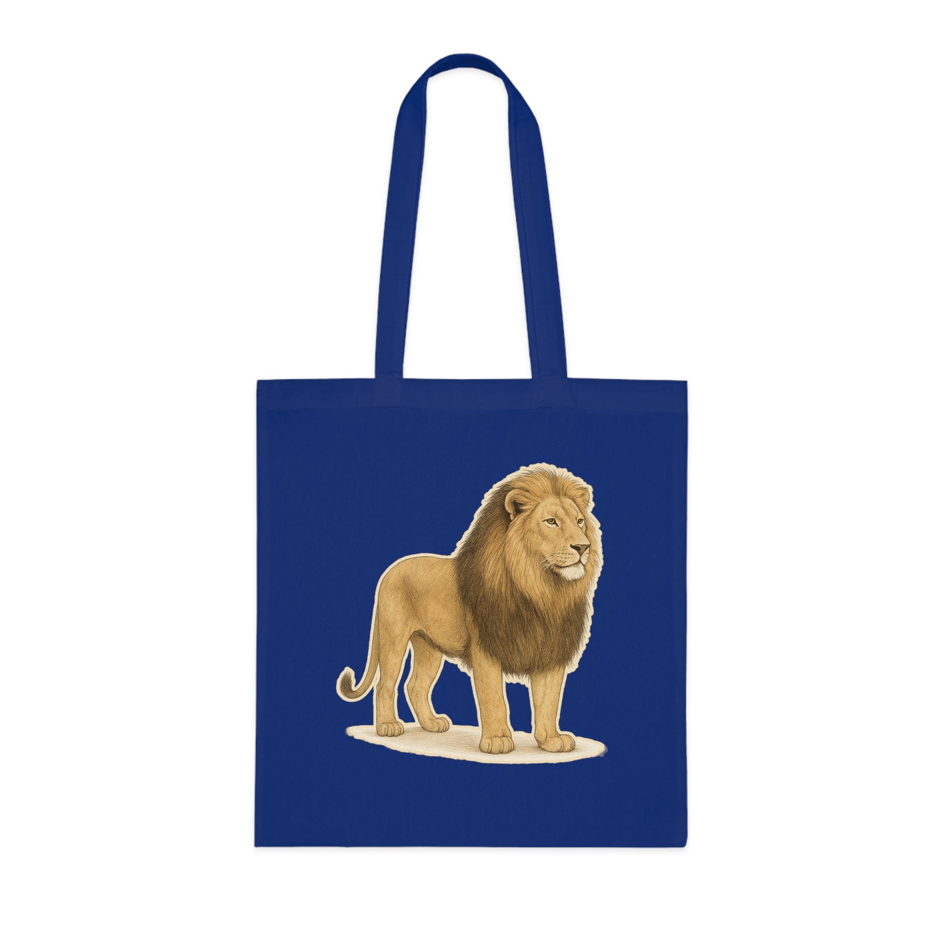 Lion Cotton Tote Bag