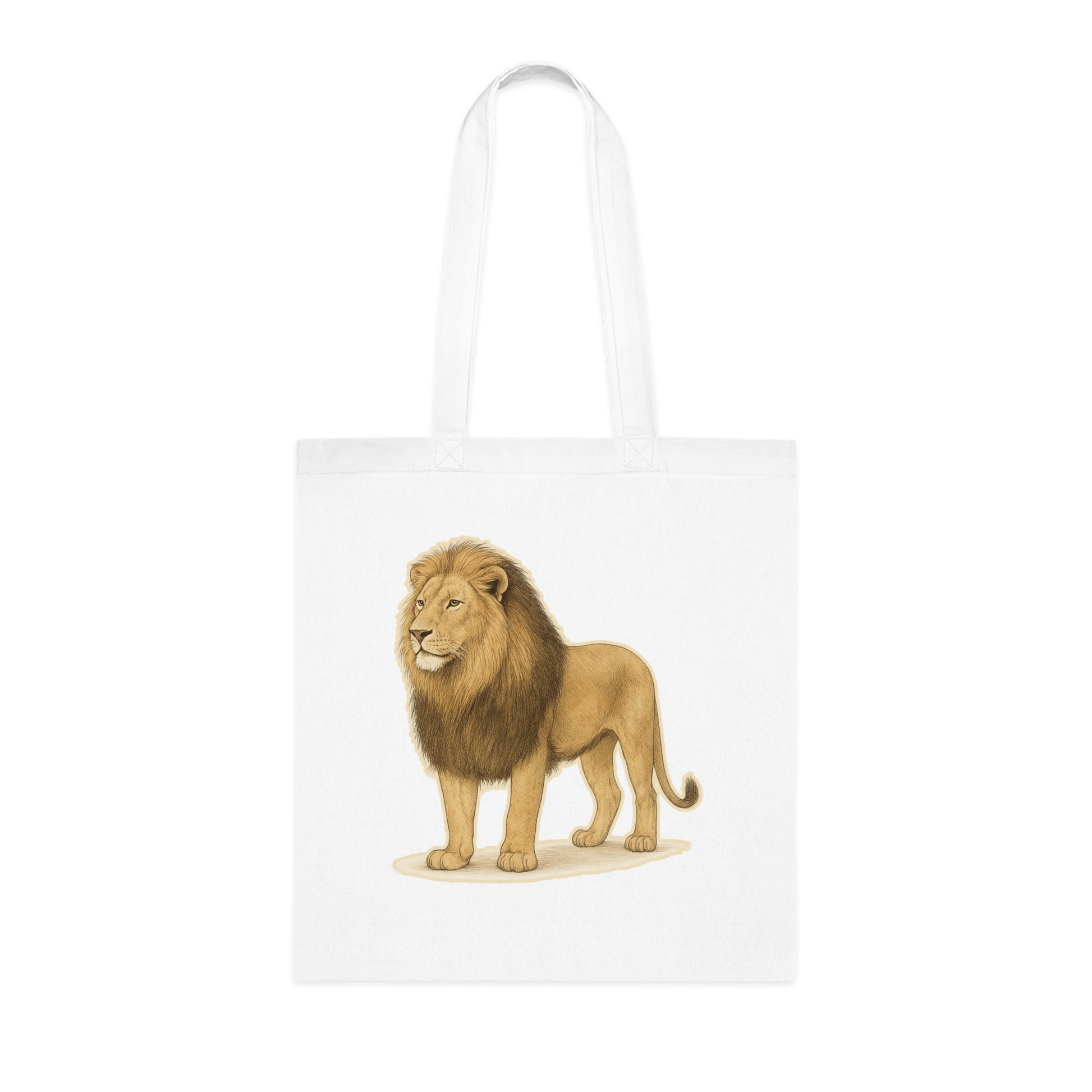 Lion Cotton Tote Bag