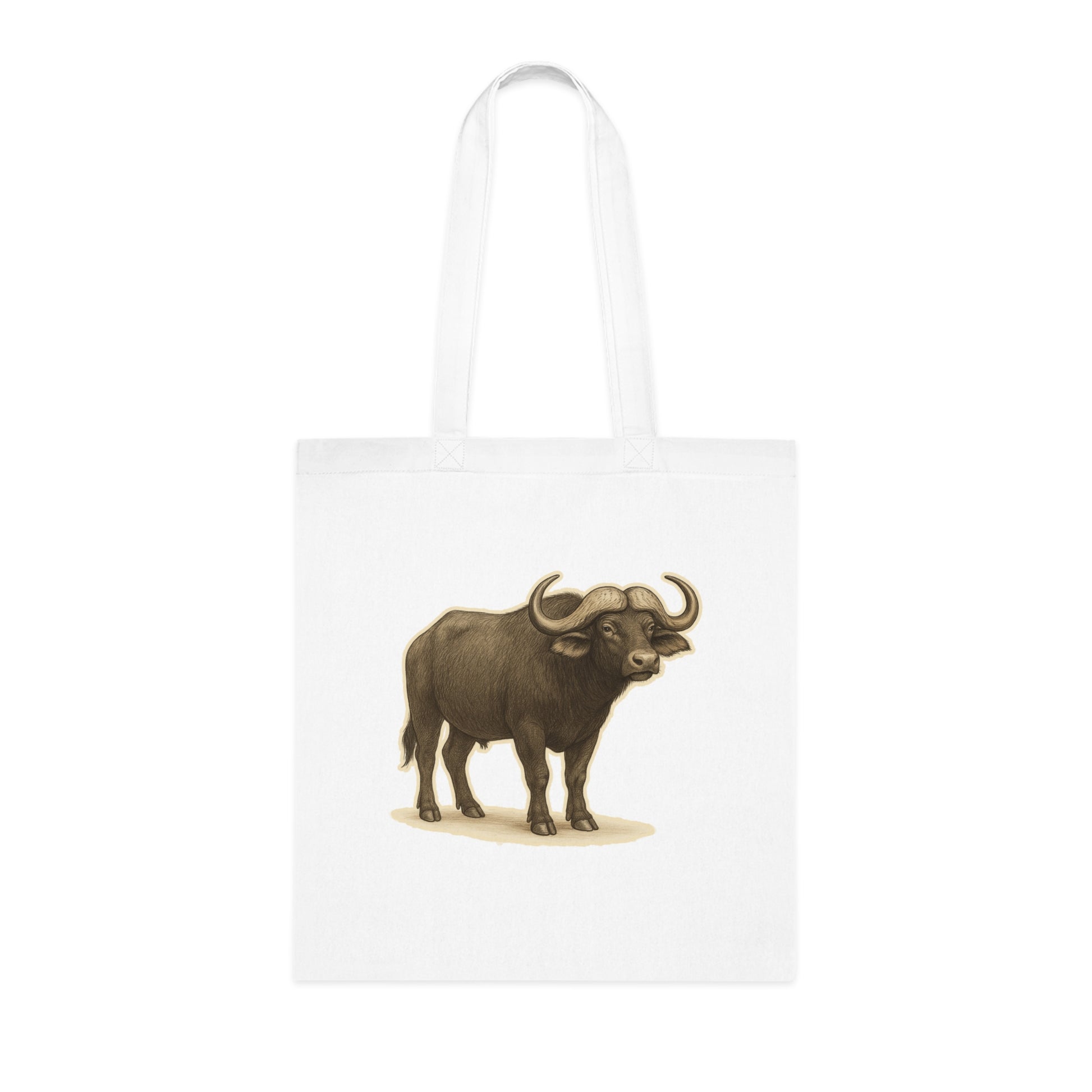 Cape Buffalo Cotton Tote Bag