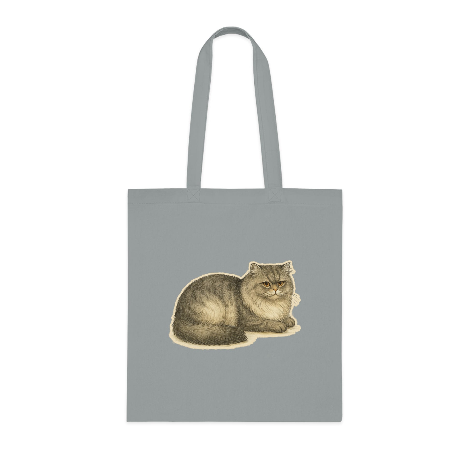 Persian Cat Cotton Tote Bag