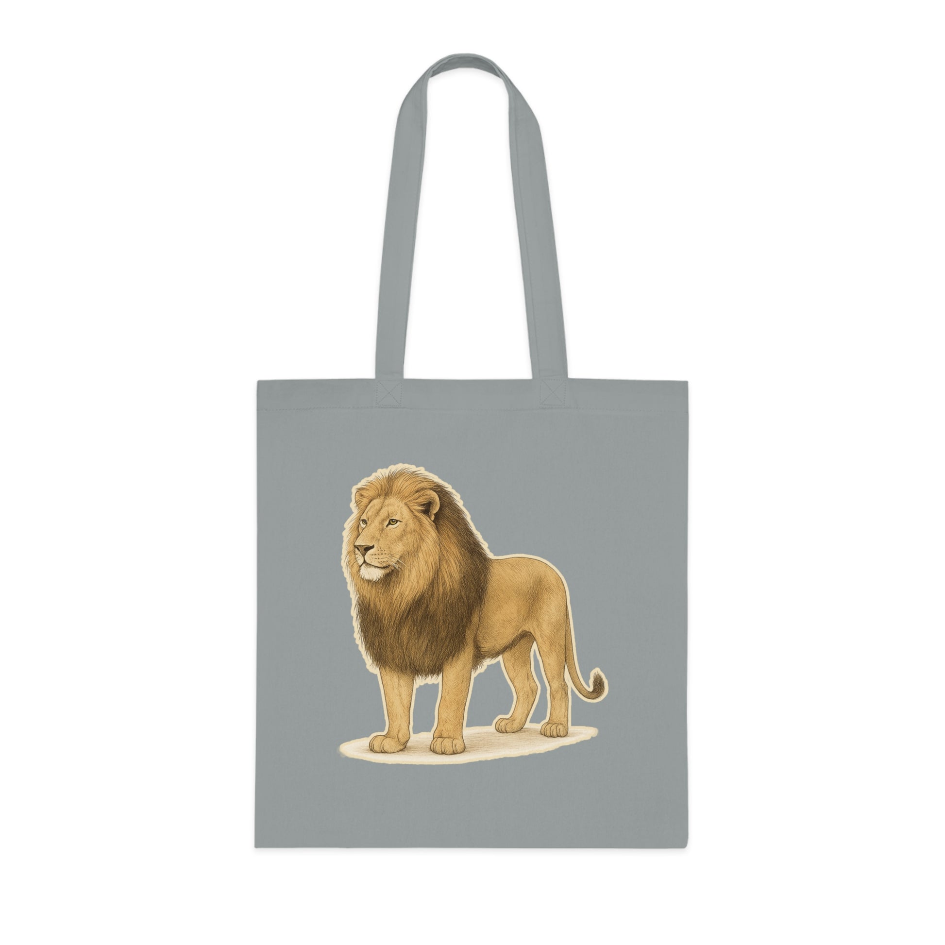 Lion Cotton Tote Bag