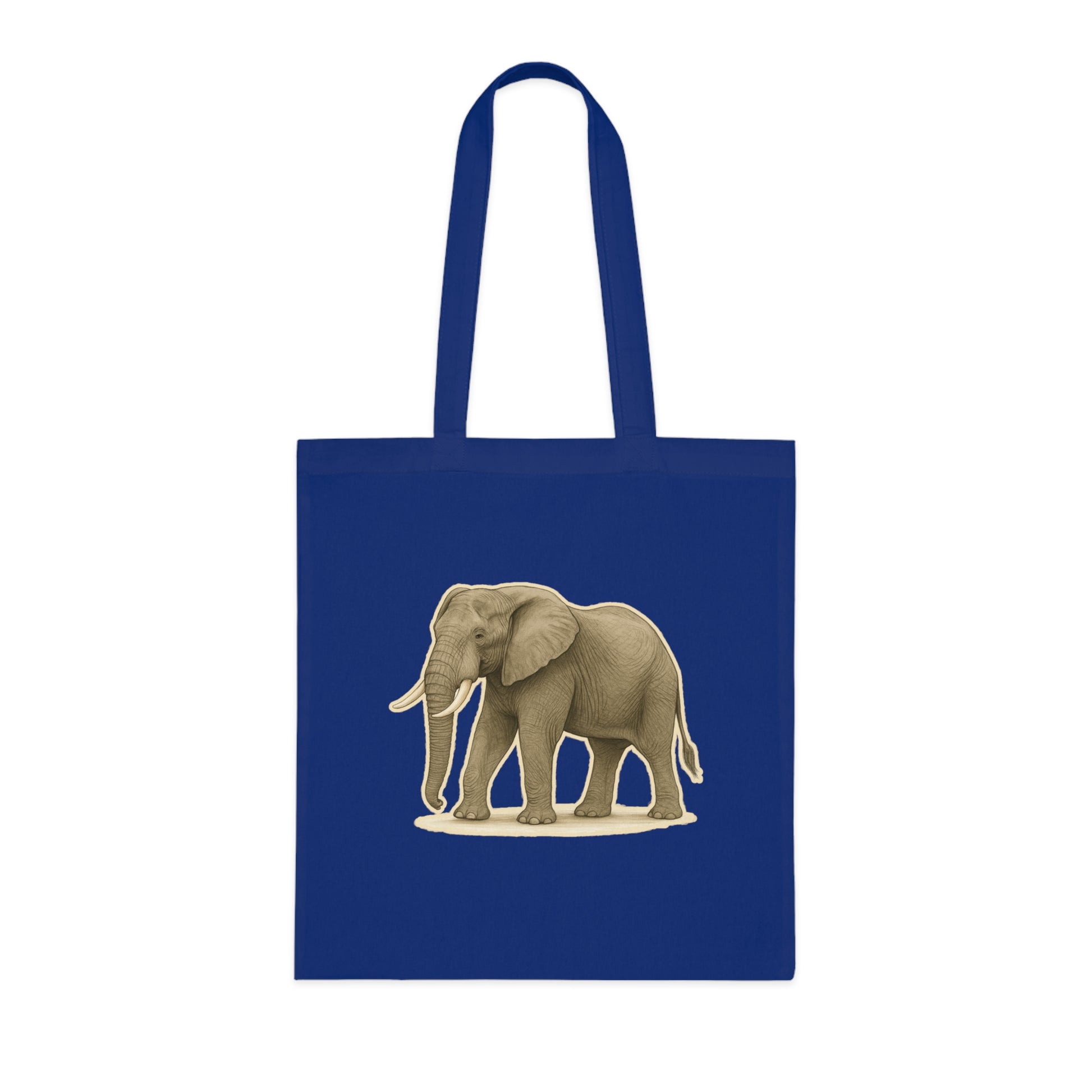 Elephant Cotton Tote Bag