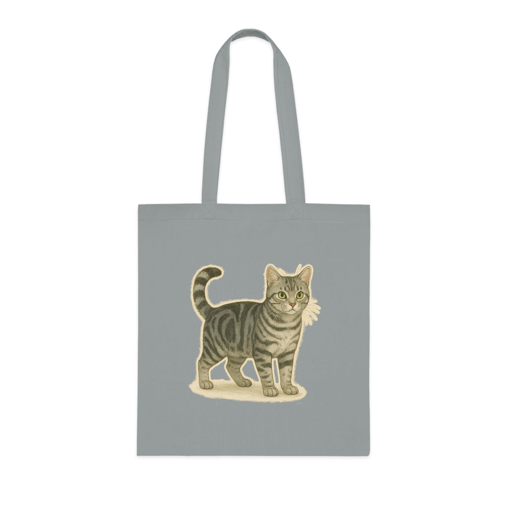 American Shorthair Cat Cotton Tote Bag