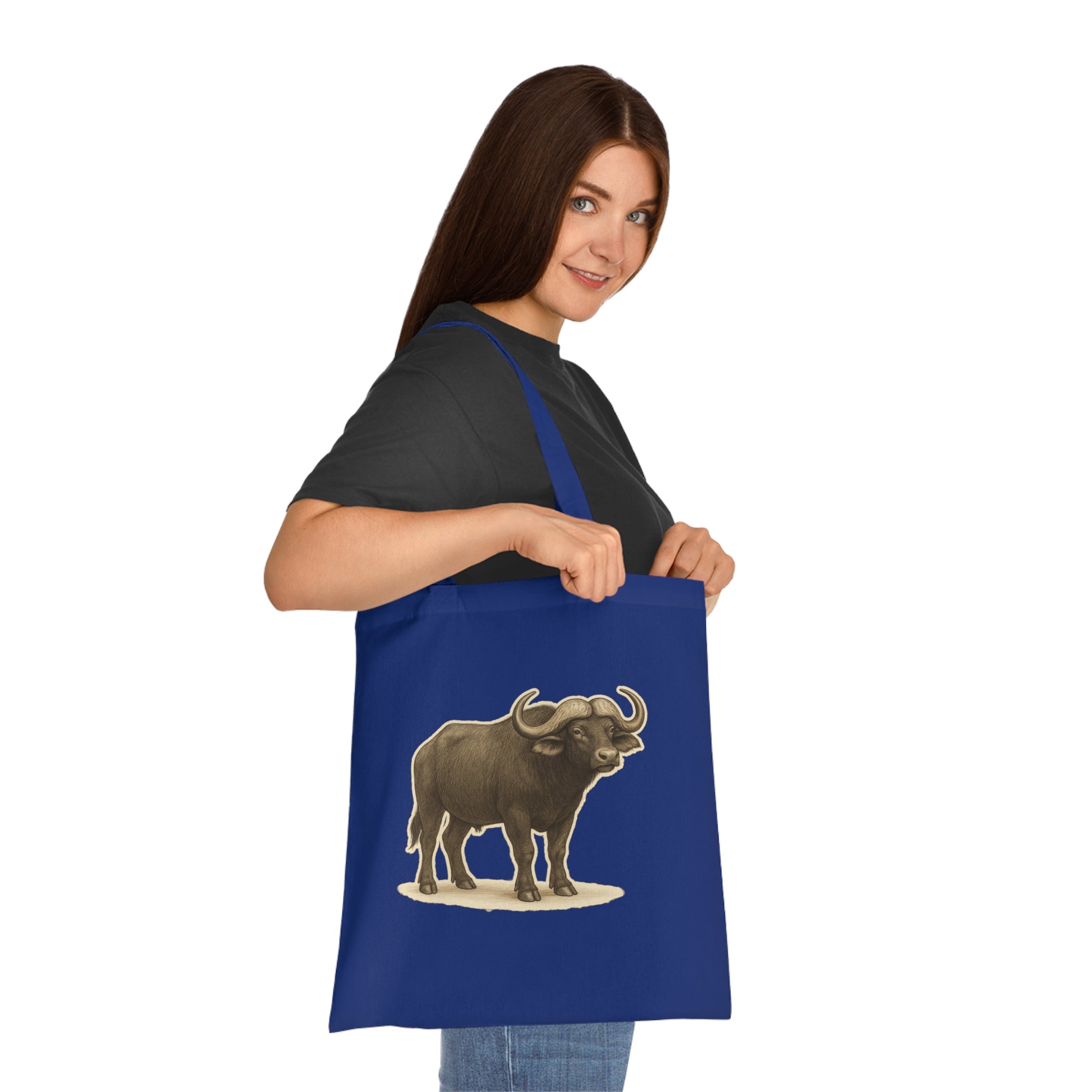 Cape Buffalo Cotton Tote Bag