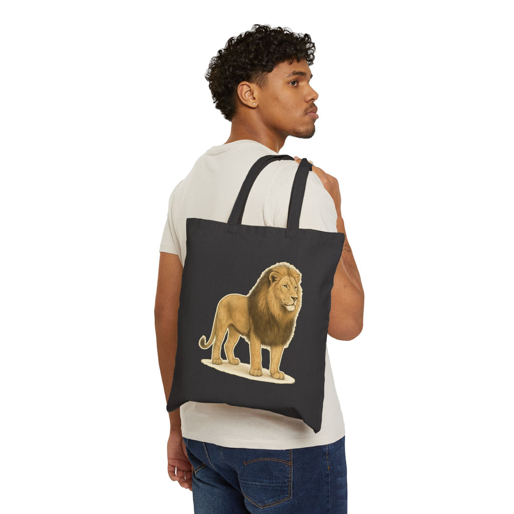 Lion Canvas Tote Bag