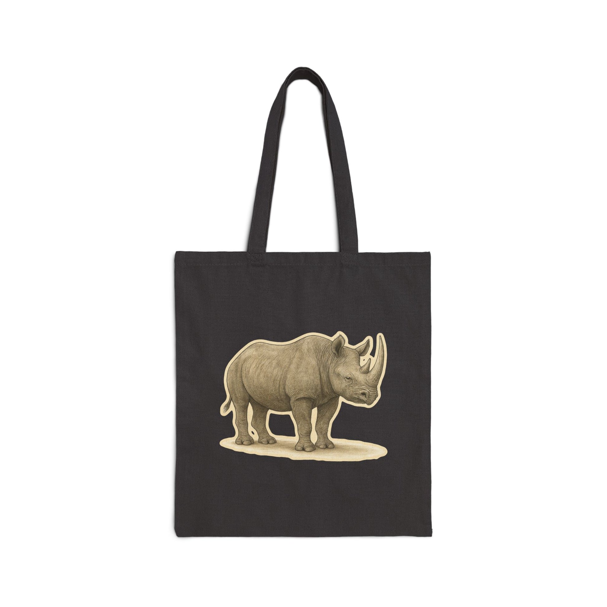 Black Rhino Tote Bag