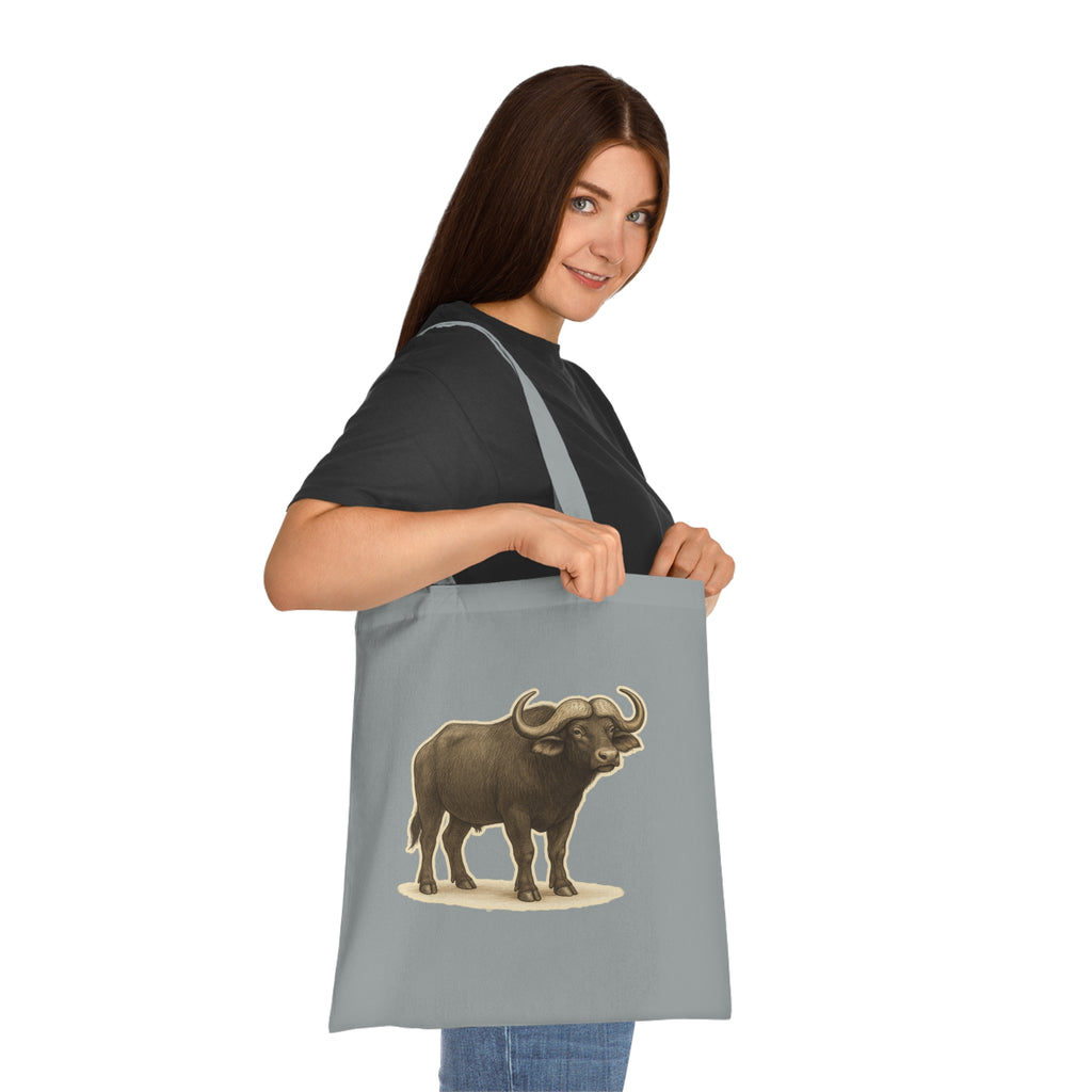 Cape Buffalo Cotton Tote Bag