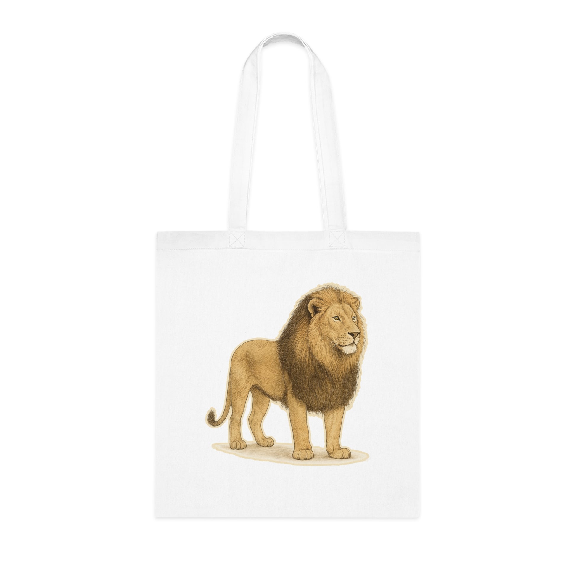 Lion Cotton Tote Bag