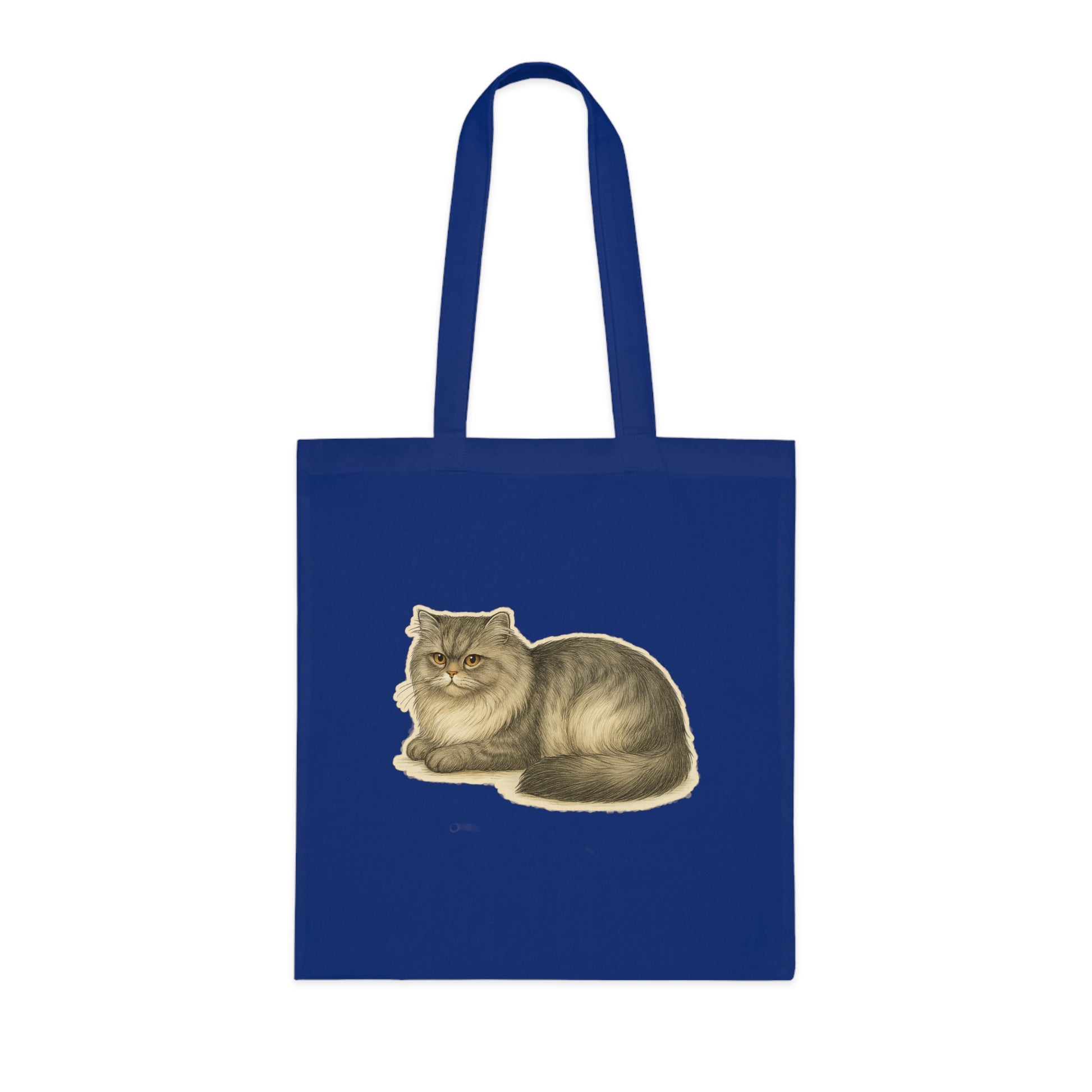 Persian Cat Cotton Tote Bag