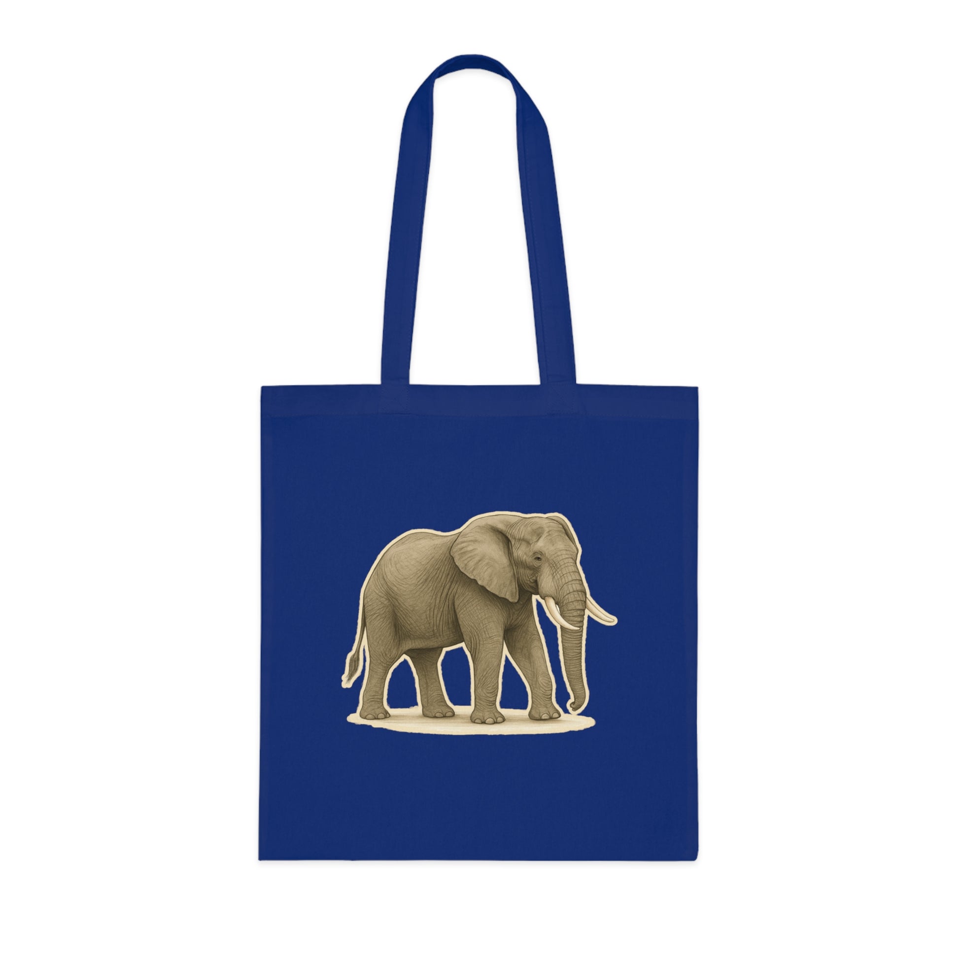Elephant Cotton Tote Bag