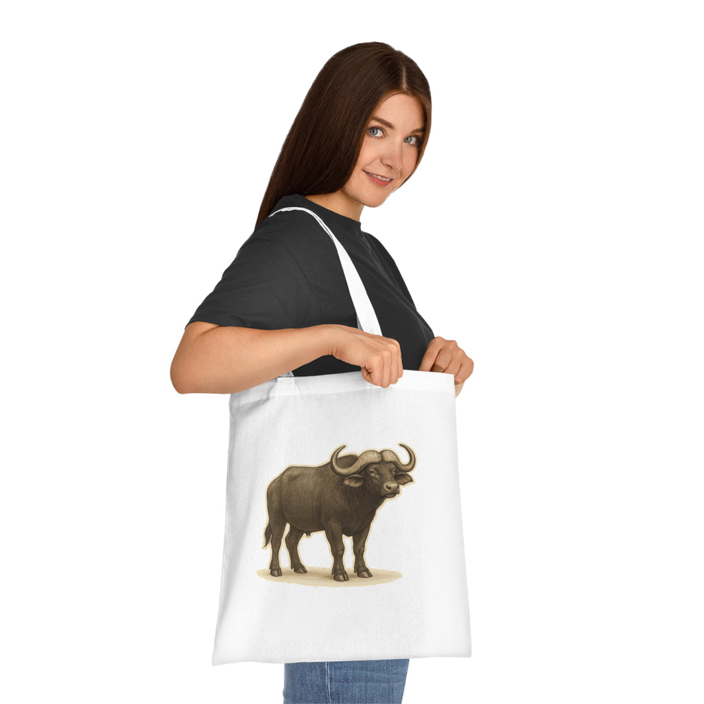 Cape Buffalo Cotton Tote Bag