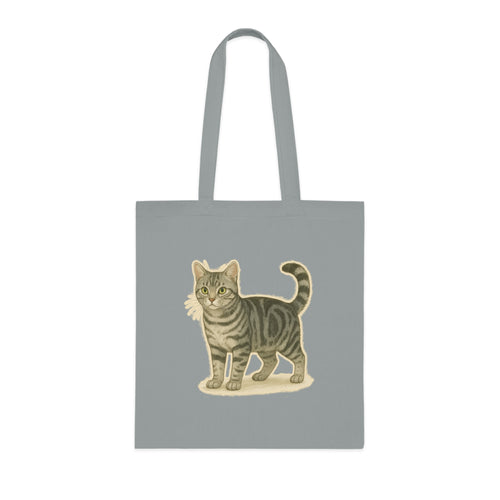 American Shorthair Cat Cotton Tote Bag