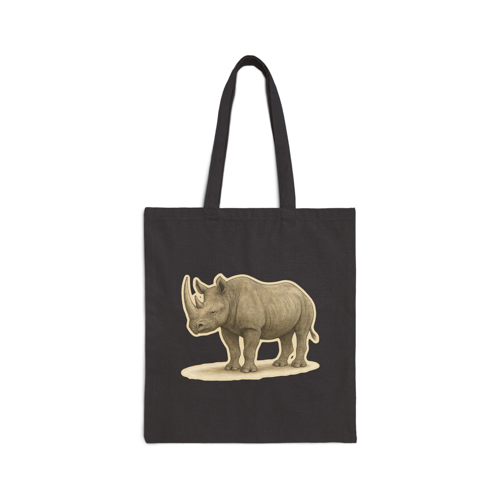 Black Rhino Tote Bag