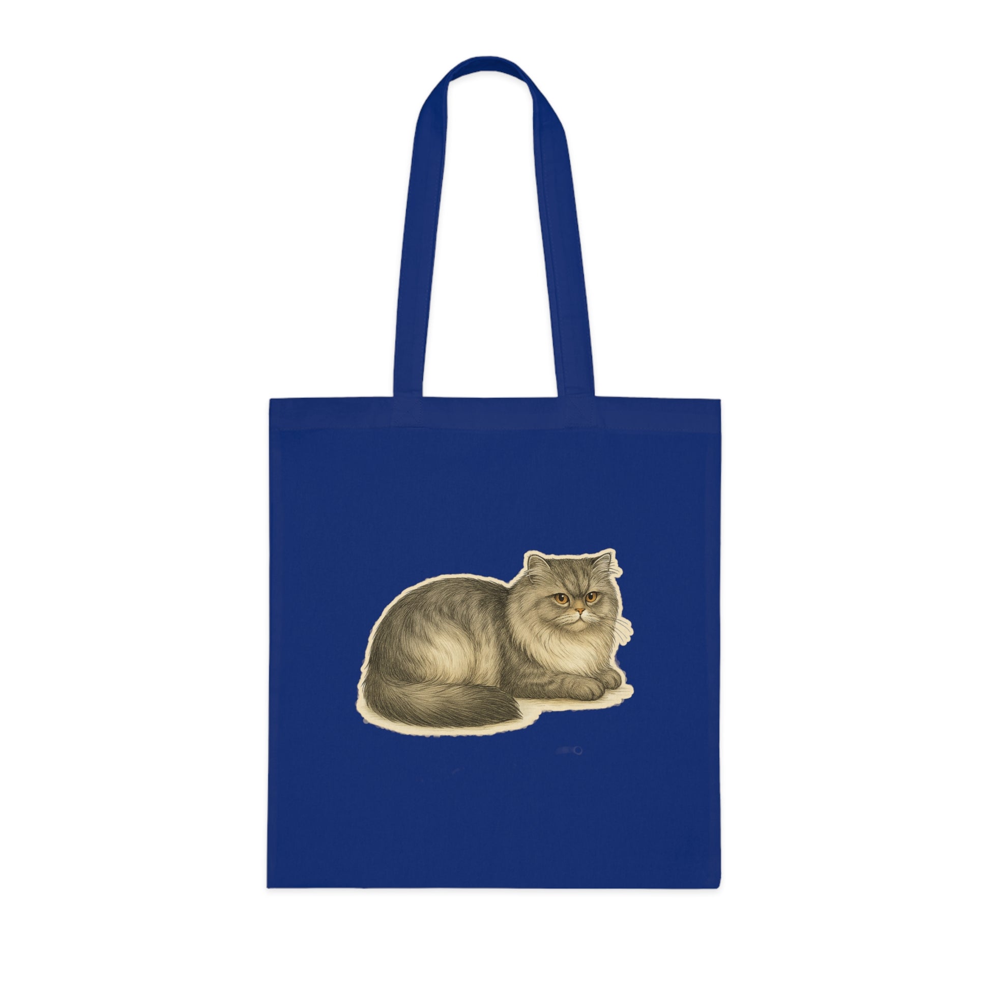 Persian Cat Cotton Tote Bag