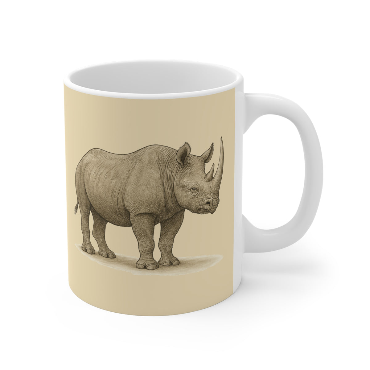 Black Rhino Mug (325ml)