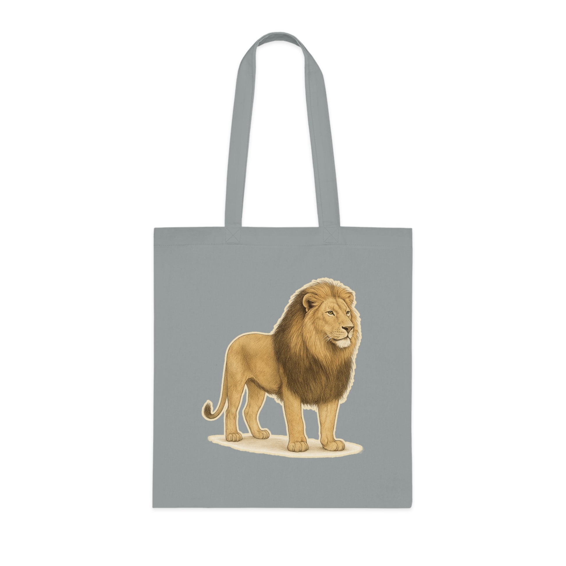 Lion Cotton Tote Bag