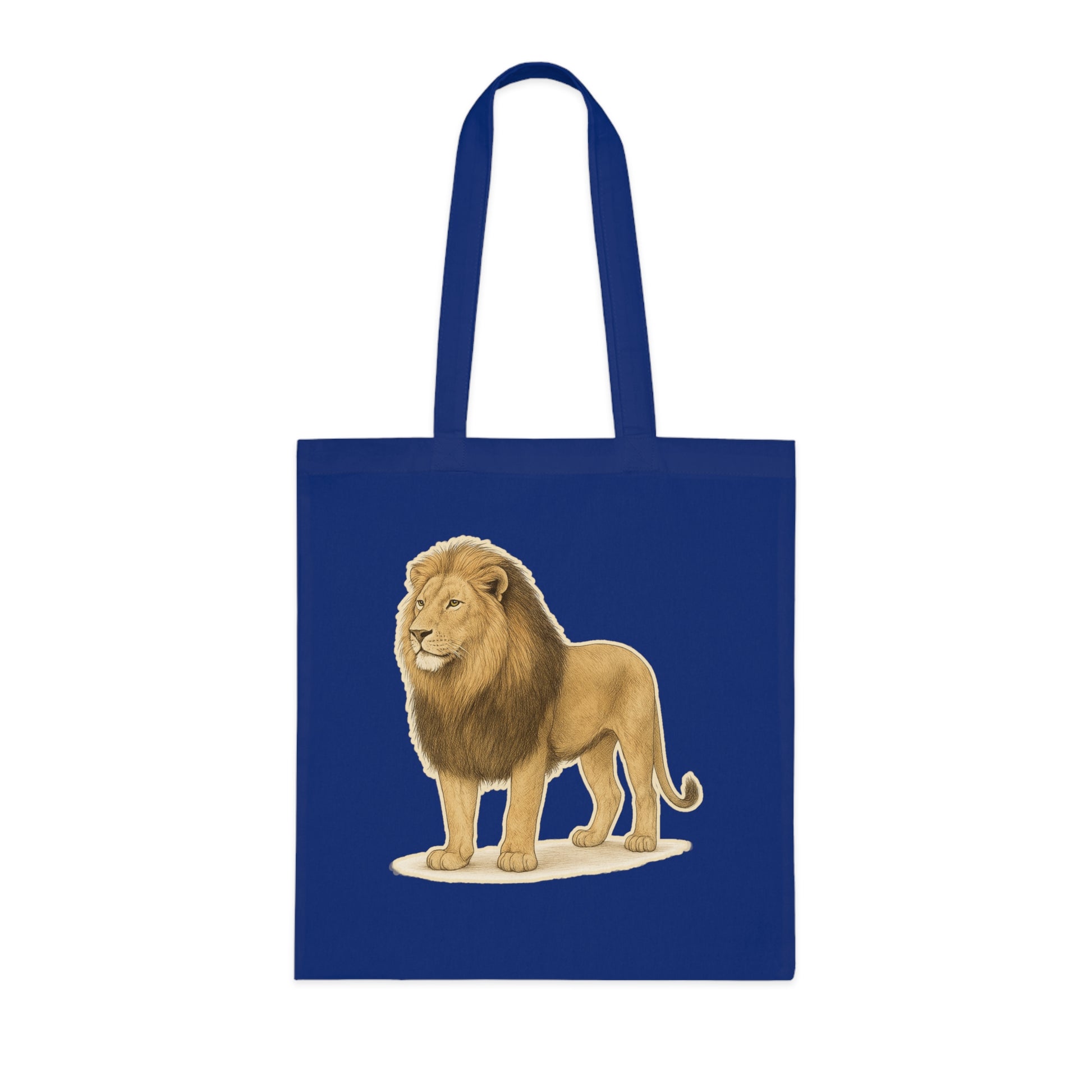 Lion Cotton Tote Bag
